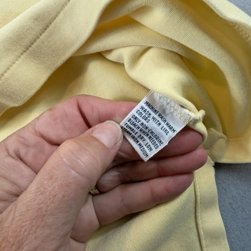 Polo Ralph Lauren Polo Shirt Men's XL Yellow Short Sleeve Classic Fit Pony